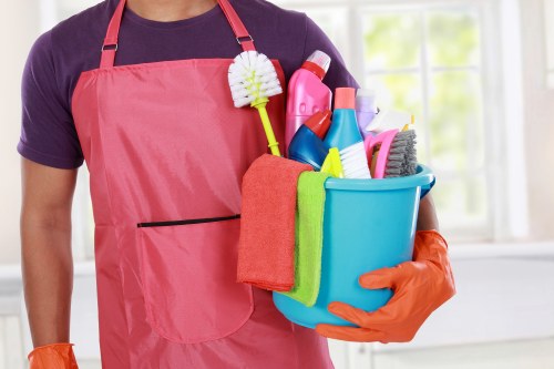 Kitchen deep cleaning during an end of tenancy clean in Wandsworth