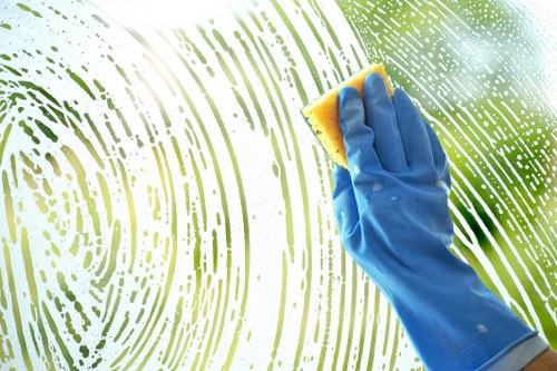 Cleaning a kitchen during end of tenancy cleaning in Wandsworth