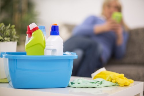 Kitchen and bathroom cleaning service in a Wandsworth property