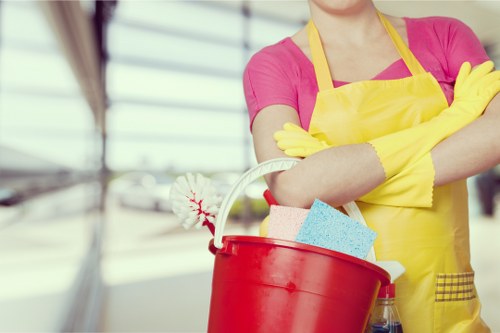 Marketing and audience targeting concept for a cleaning website